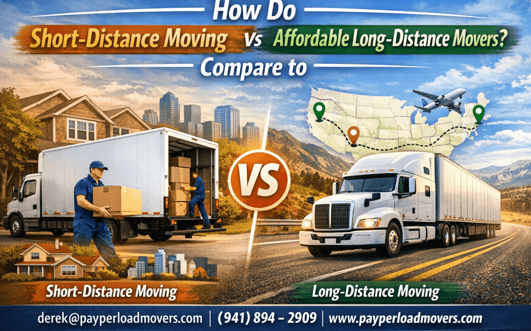 How Do Short-Distance Moving Companies Compare to Affordable Long-Distance Movers?